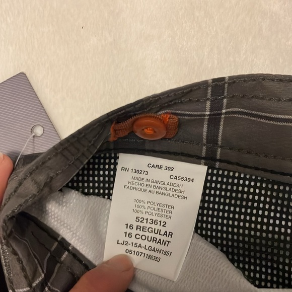 NWT Lee Tech Short + bonus plaid cargo short adjustable waistband Boys 16 - Picture 9 of 12